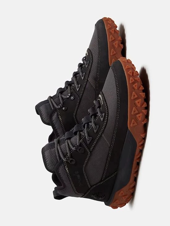 Timberland Mens Mid Sneaker Boot Black/Dark Grey Mesh main image 4